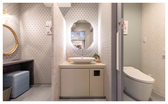 レストルームも広くなりました。